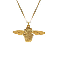 Bumble Bee Necklace, Gold Plated - Alex Monroe