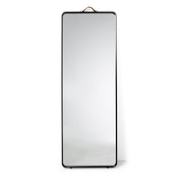 Norm Floor Standing Mirror, Black - Audo