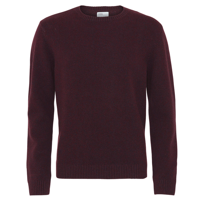 Classic Unisex Merino Wool Jumper, Oxblood Red - Colorful Standard