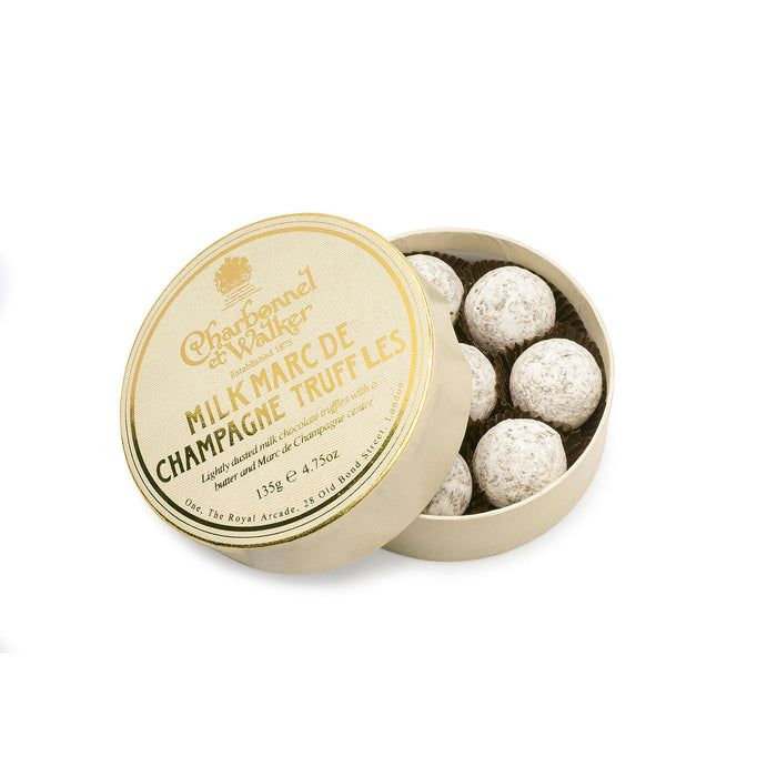 Milk Marc De Champagne Truffles - Charbonnel & Walker