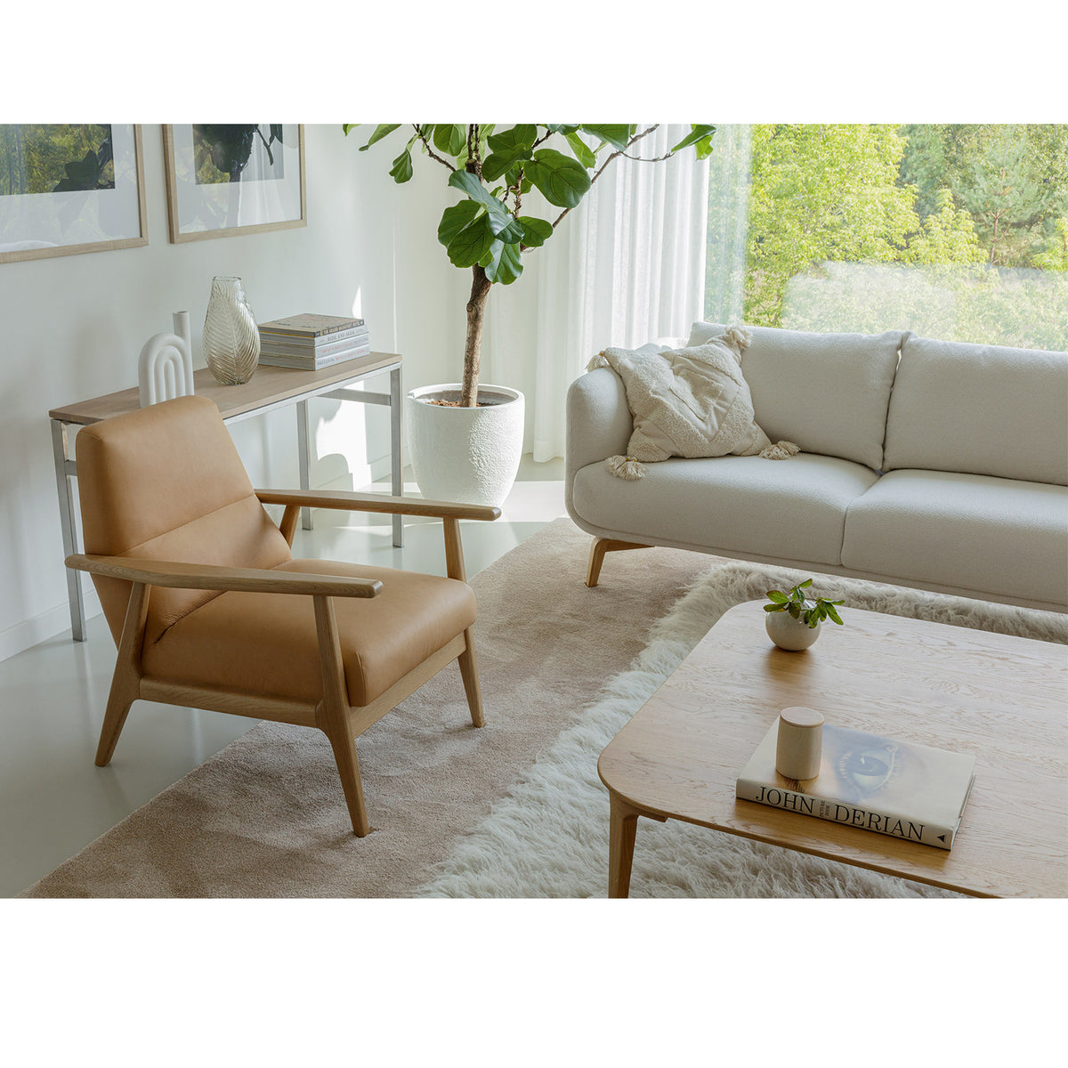 Moa 4-Seater Sofa, Willow Off White - Sits