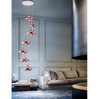 Ex-Display Nostalgia Medium Pendant Light, Rose Gold