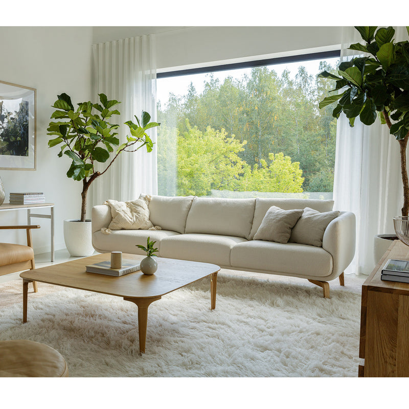 Moa 3-Seater Sofa, Bloom Cream