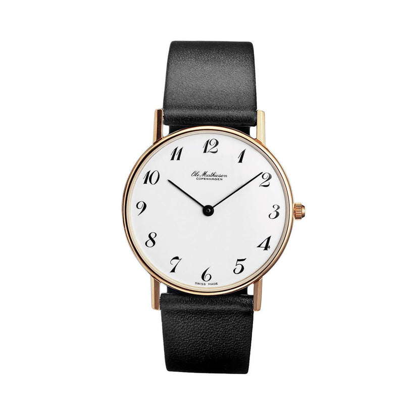 OM3.33.Q Watch, Gold Plated - Ole Mathiesen