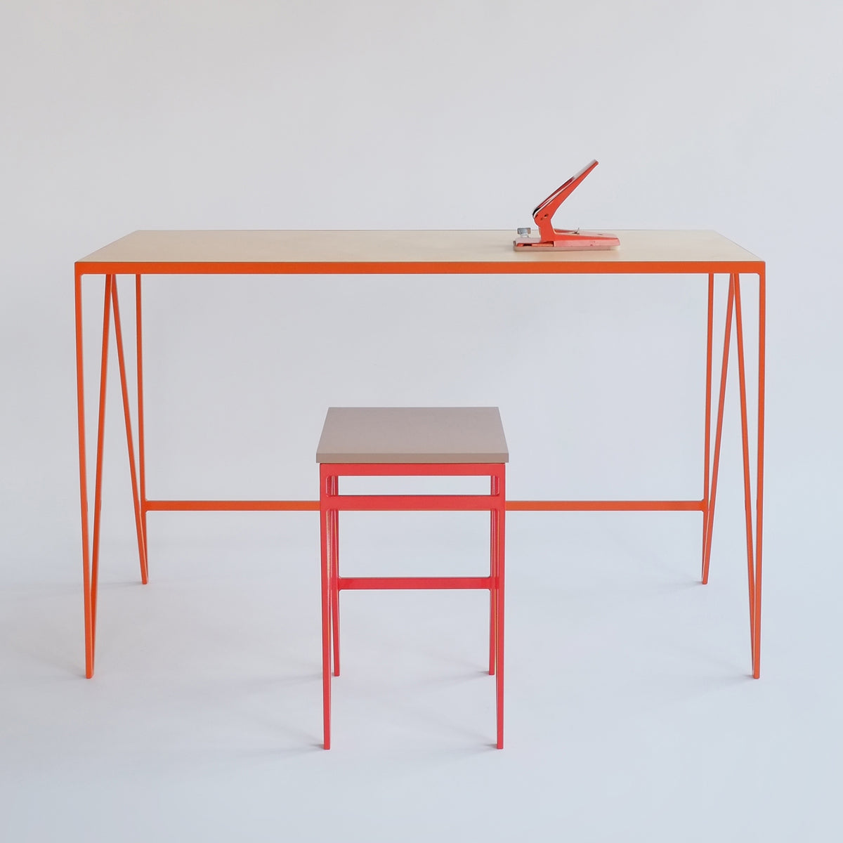 Study Desk, Orange - AndNew