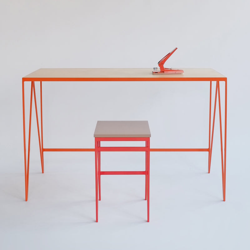 Study Desk, Orange - AndNew