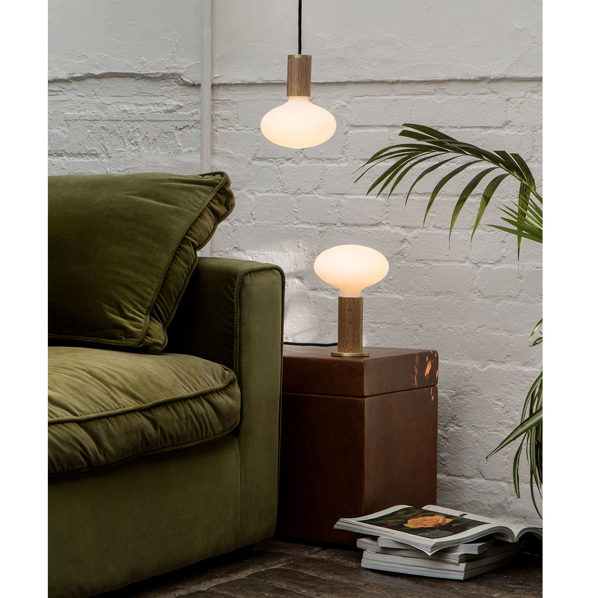 Walnut Pendant Light - Tala