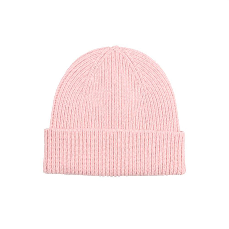 Merino Wool Beanie, Faded Pink - Colorful Standard