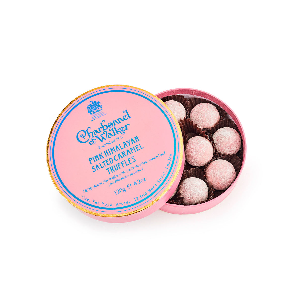 Pink Himalayan Salted Caramel Truffles 120g - Charbonnel & Walker