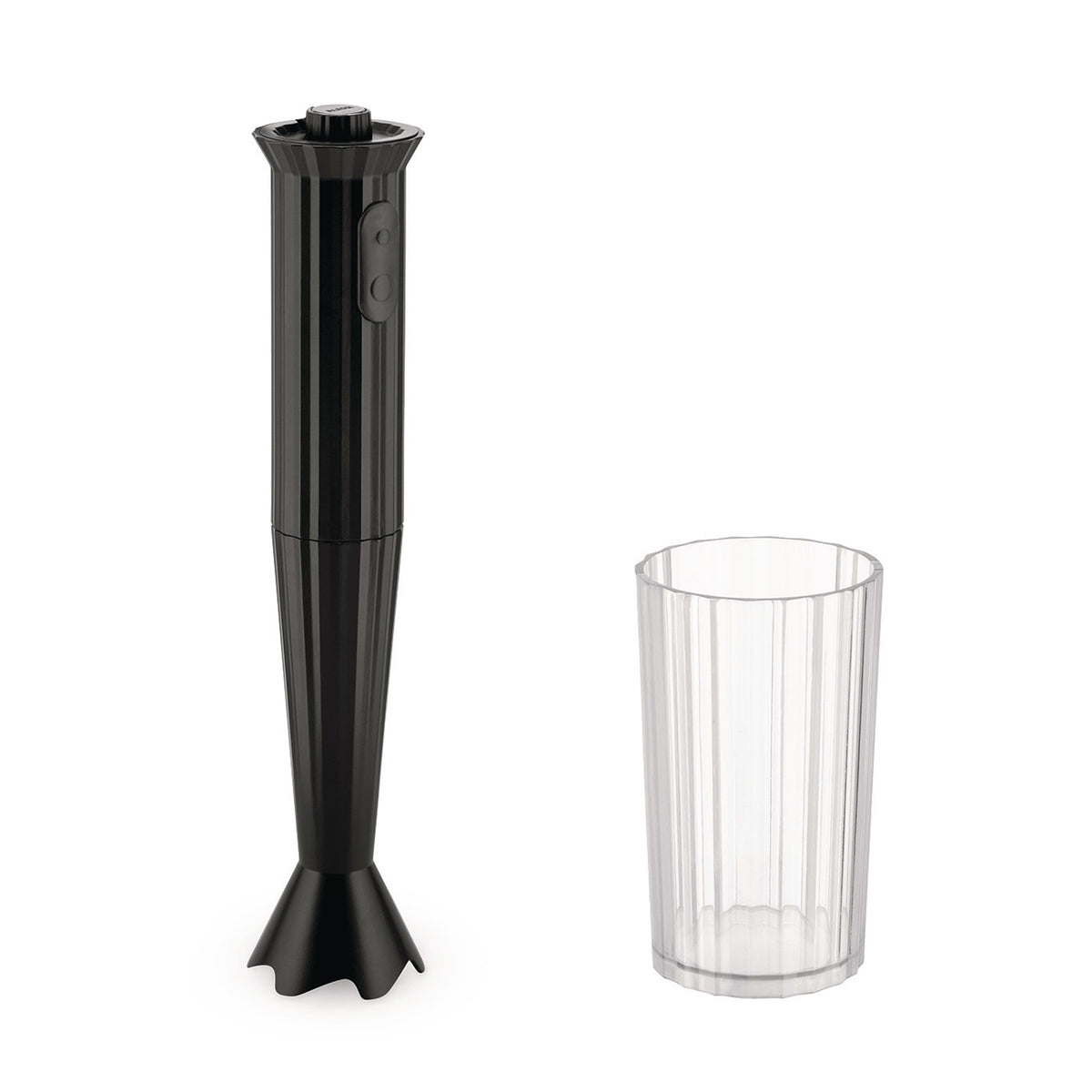 Plissé Hand Blender, Black - Alessi