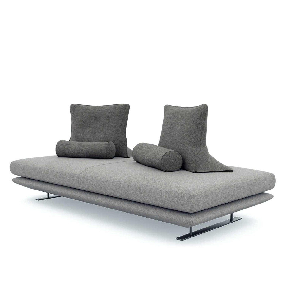 Prado Medium Settee, Steelcut Trio 3 Light Grey