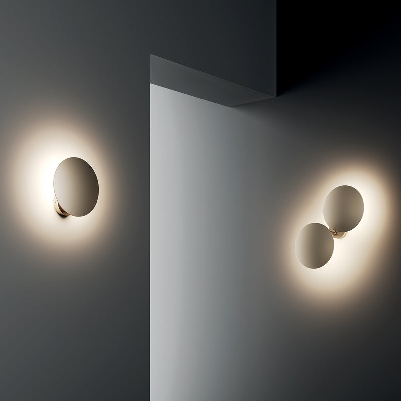 Puzzle Double Round Wall Light