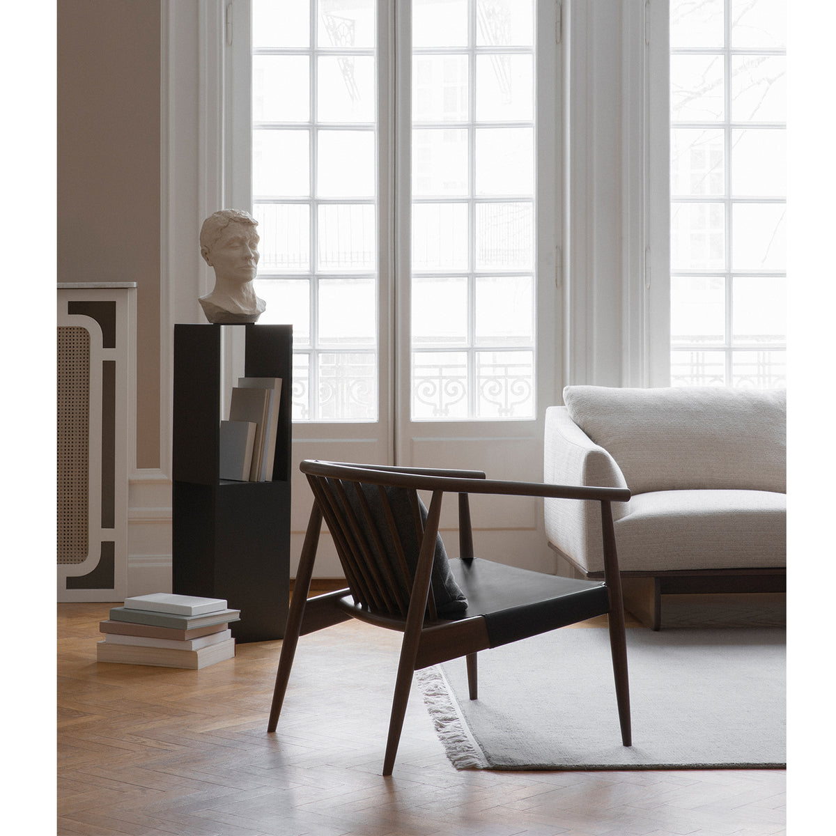 Reprise Chair, Leather Seat - L.Ercolani