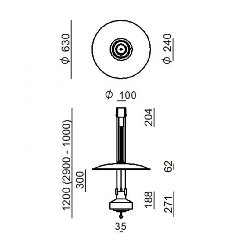 Saliscendi Pendant Light