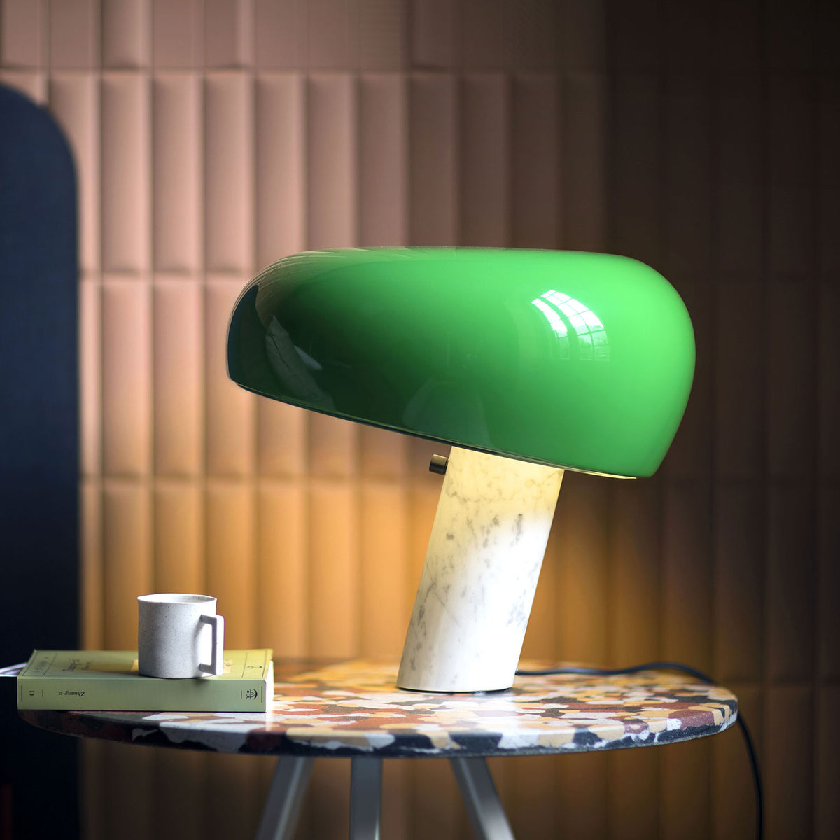 Snoopy Table Lamp, Green - Flos