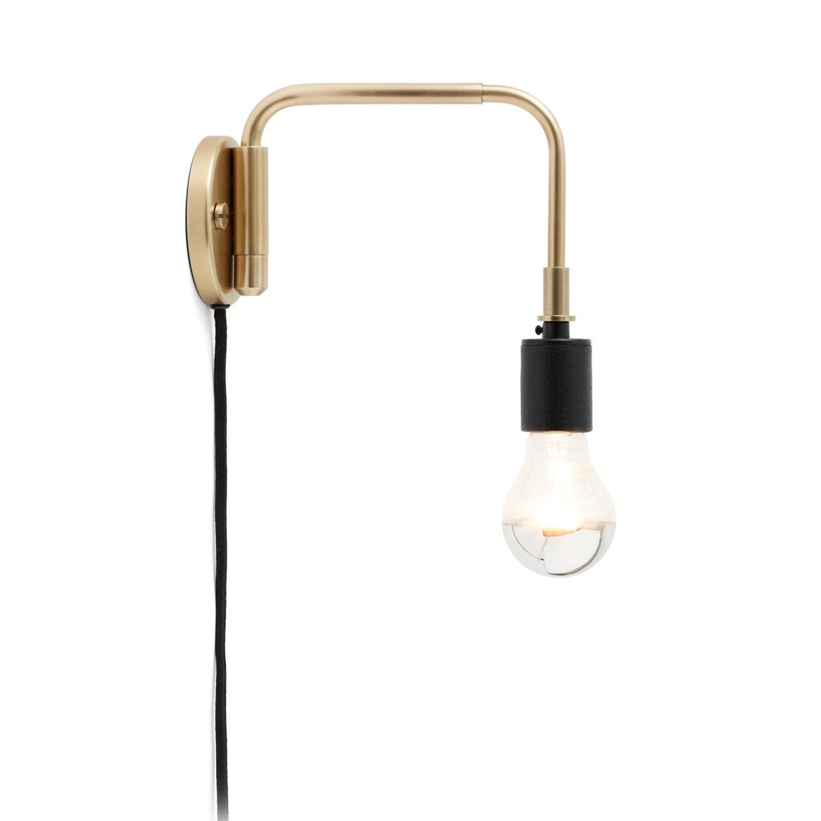 Staple Wall Lamp, Brass - Audo