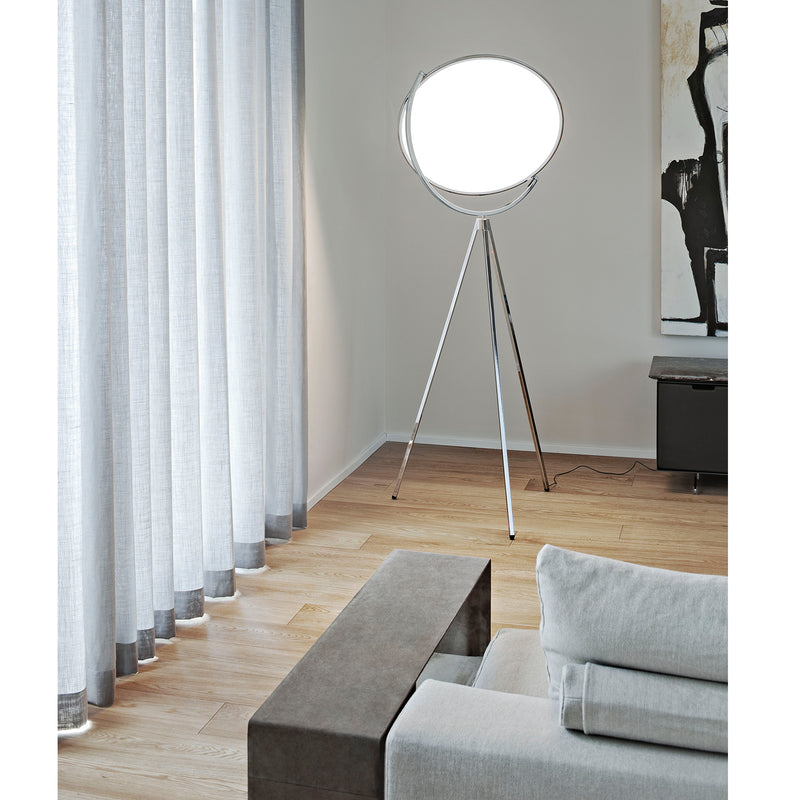 Superloon Floor Lamp, Chrome - Flos