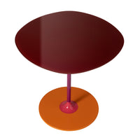 Thierry Side Table, Burgundy